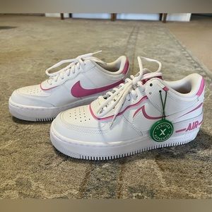 NWT Nike Air Force 1 Low Shadow White Magic Flamingo